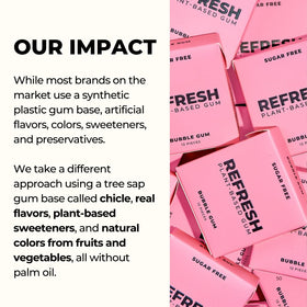 Refresh Gum 12-pack variety showing multiple flavor options.