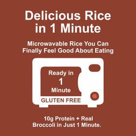 Regal brown rice quinoa cups microwaving in a minute for a quick breakfast