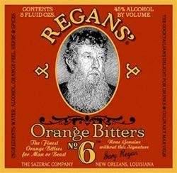 Pouring Regan's No. 6 into a glass to add balance and depth.
