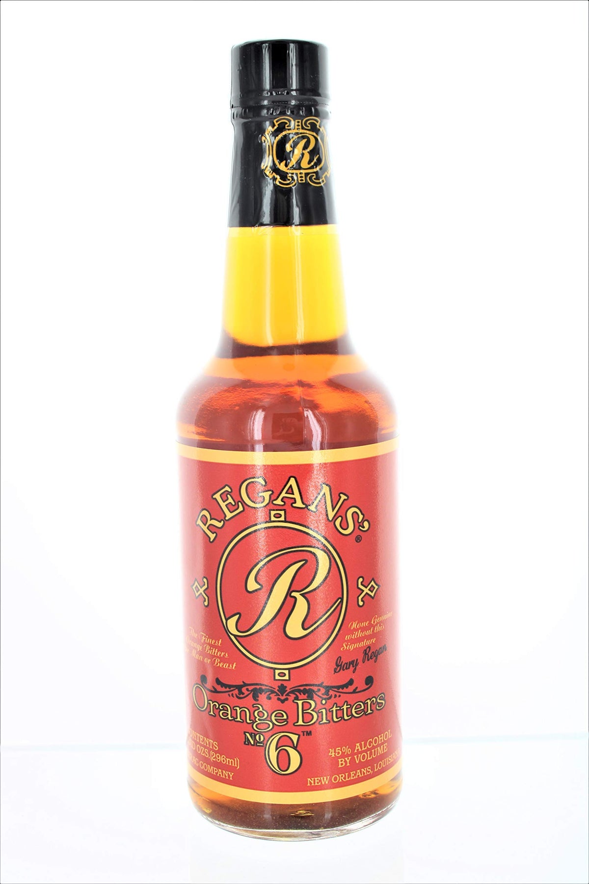 Regan's Orange Bitters No. 6 10oz bottle in four-pack for cocktails