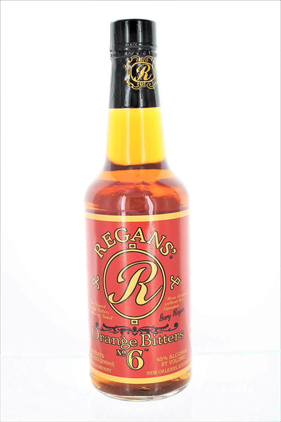 Regan's Orange Bitters No. 6 10oz bottle in four-pack for cocktails