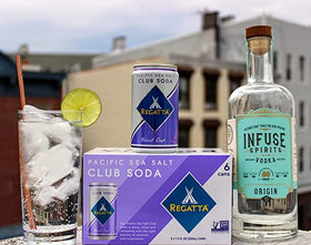 Regatta Pacific Sea Salt Club Soda ingredients, all natural and simple recipe list.