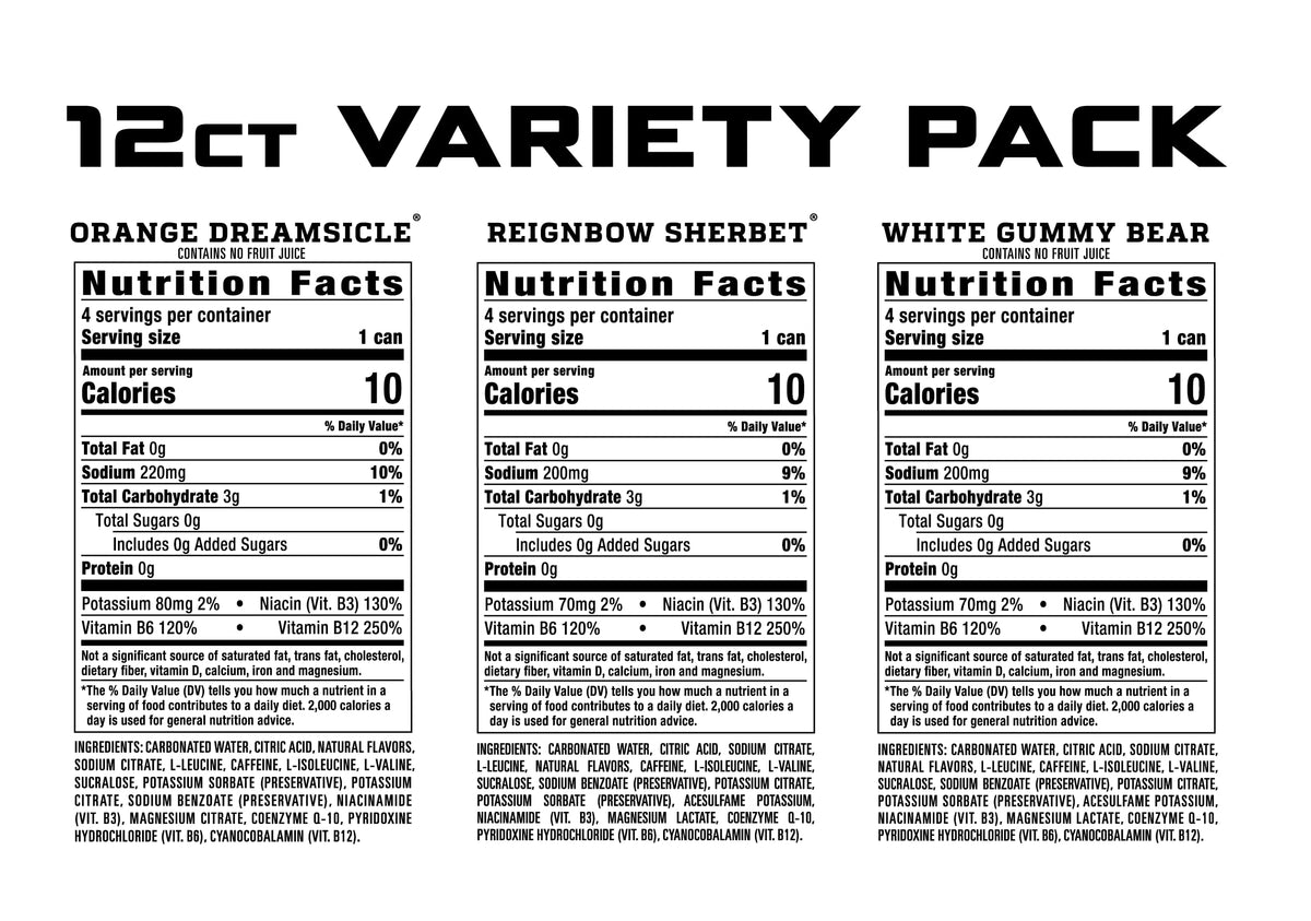 REIGN Total Body Fuel White Gummy Bear can with pineapple flavor for on-the-go hydration