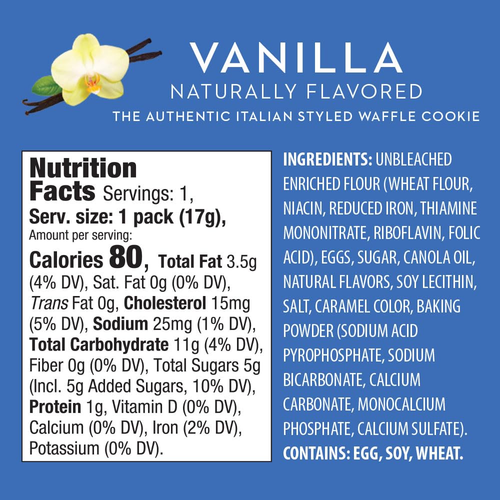 Reko Pizzelle Vanilla topping ideas for dessert versatility.