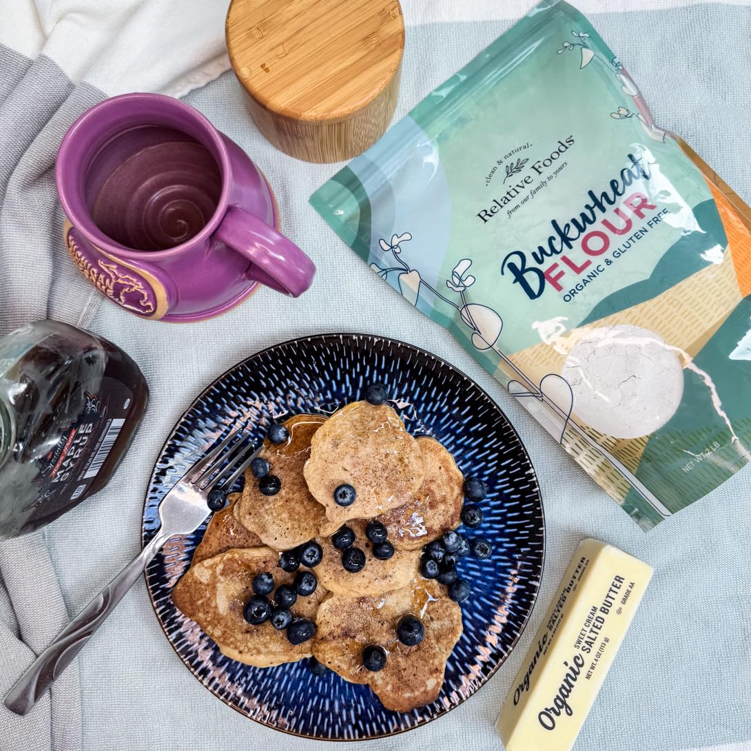 Relative Foods buckwheat flour baked goods nutty depth in cookies and muffins