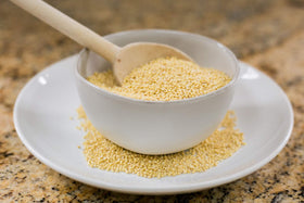 Relative Foods millet stir-fry component with vegetables and protein.