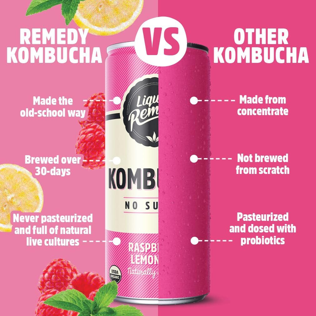Remedy Raspberry Lemonade close-up reveals real fruit aroma and refreshing flavor