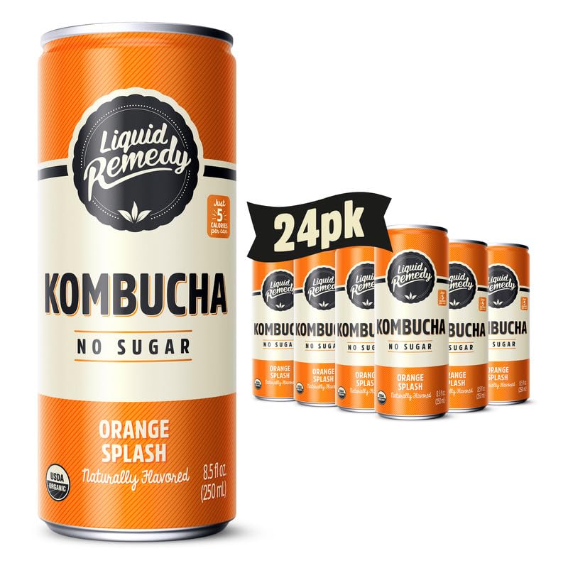 Remedy Liquid Remedy Orange Splash can with citrus aroma, a low-calorie, sugar-free option.