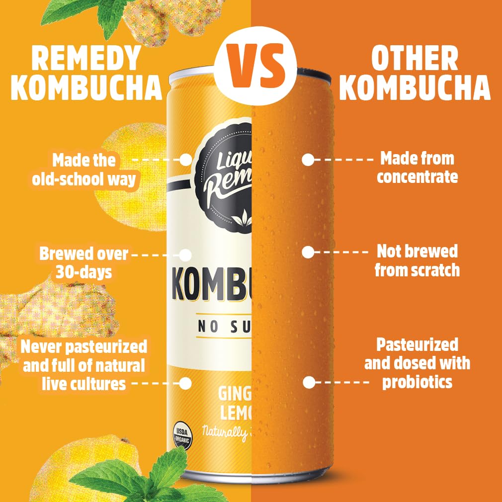 Remedy Orange Splash can—tangy zest, light refreshing with no added sugar.