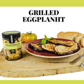 Renna Grilled Eggplants on antipasto plate for entertaining
