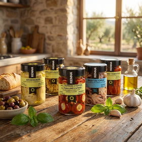 Renna jar on kitchen counter ready to serve