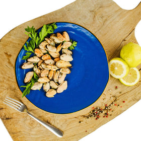 Renna mussels product of Italy in an elegant gourmet jar.