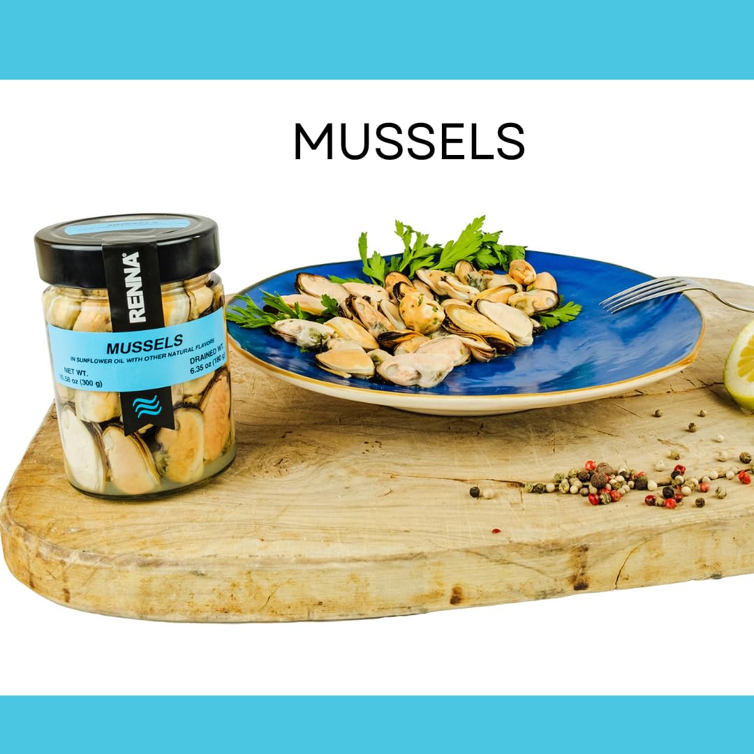 Renna mussels used in salads for bright coastal flavor.