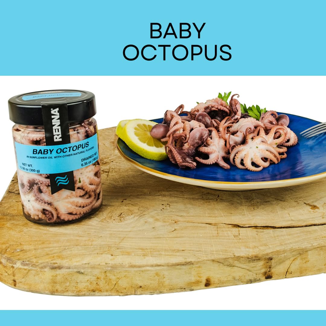 Renna octopus for pasta or grains, enriches risotto or couscous with Mediterranean flavor