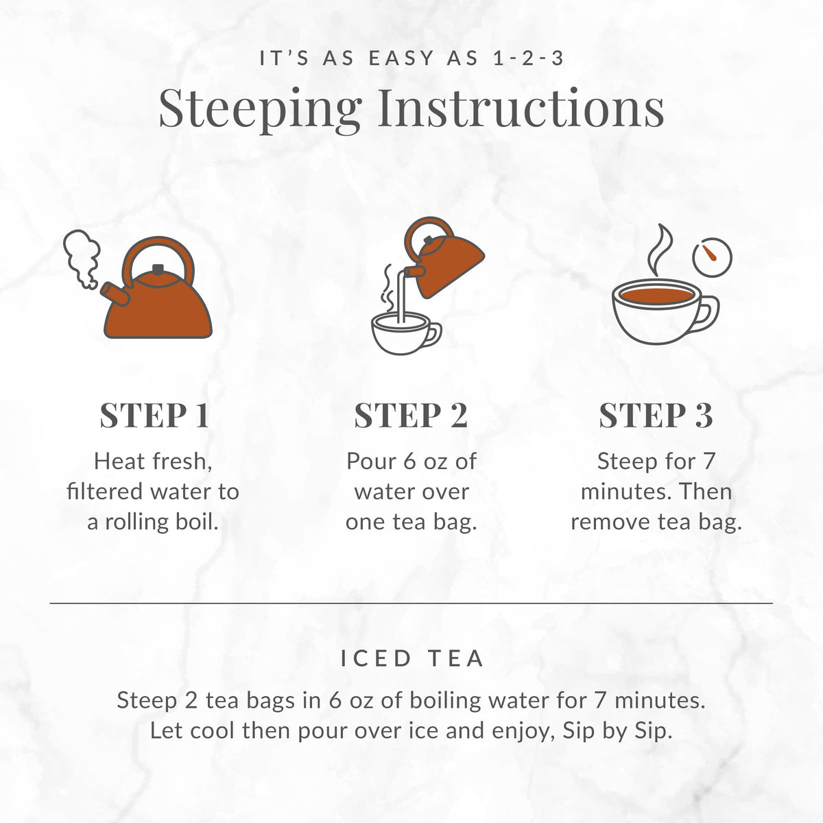 The Republic of Tea Brewed Mate cup with milk shows versatile serving ideas.
