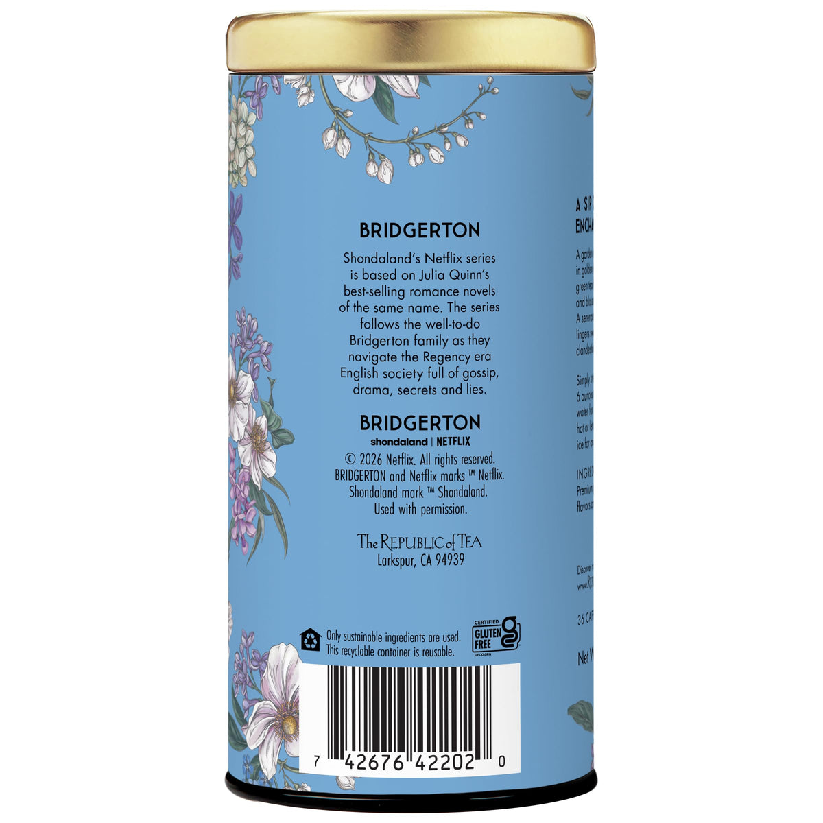 Cherry blossoms and green tea leaves highlight sensory floral aroma