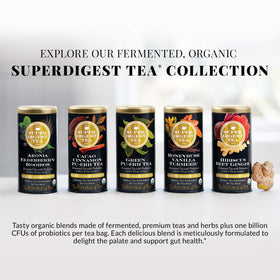 The Republic of Tea honeybush-vanilla-turmeric package display ready for shelf pairing.