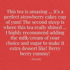 Iced serving suggestion for The Republic of Tea cuppa cake tea