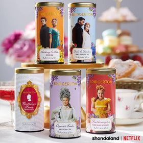 The Republic of Tea queen-charlotte-inspired table setup signals elegant tea moments.