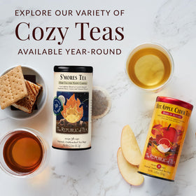 Notes of cacao and carob in S’mores Herbal Chocolate Tea by The Republic of Tea