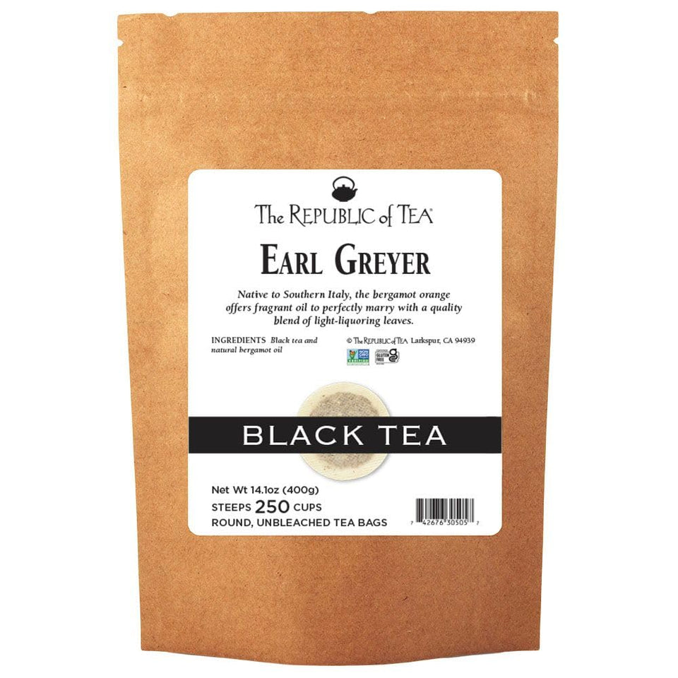 The Republic of Tea Earl Greyer refill pack for easy ongoing brews at home