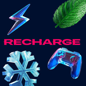 Individually wrapped RESPAWN gum in cool mint flavor for on-the-go use