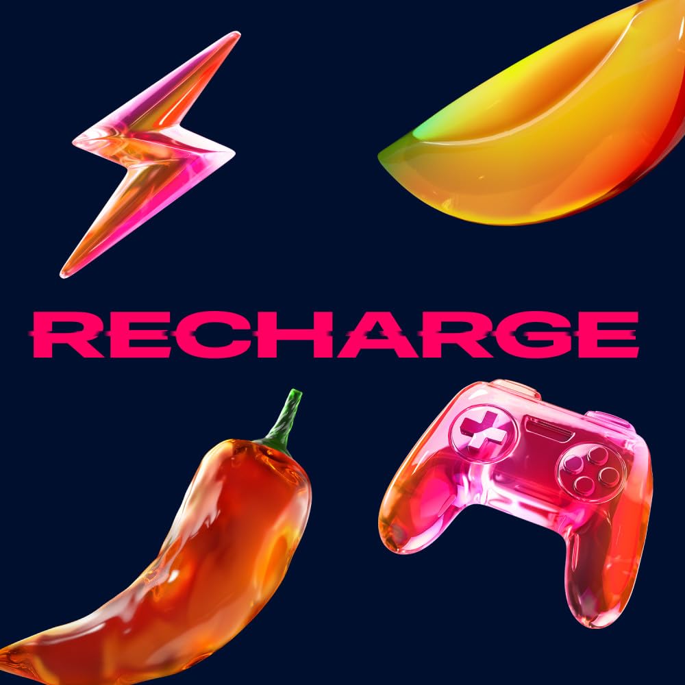 Close-up of a single RESPAWN mint highlighting mango habanero flavor