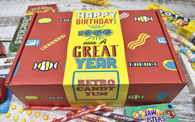 RETRO CANDY YUM classic candy assortment sparks fond childhood memories.