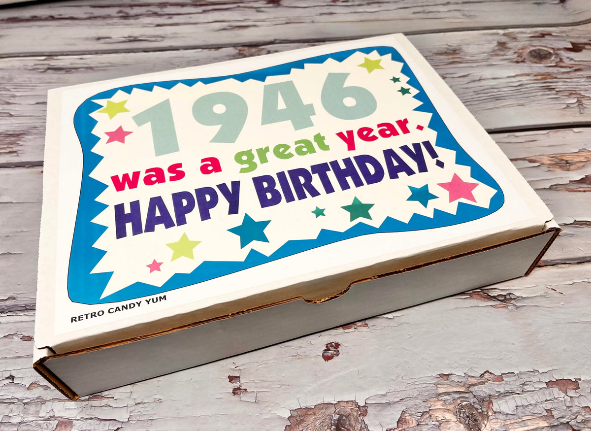 RETRO CANDY YUM 40-variety nostalgic candies evoke childhood memories.