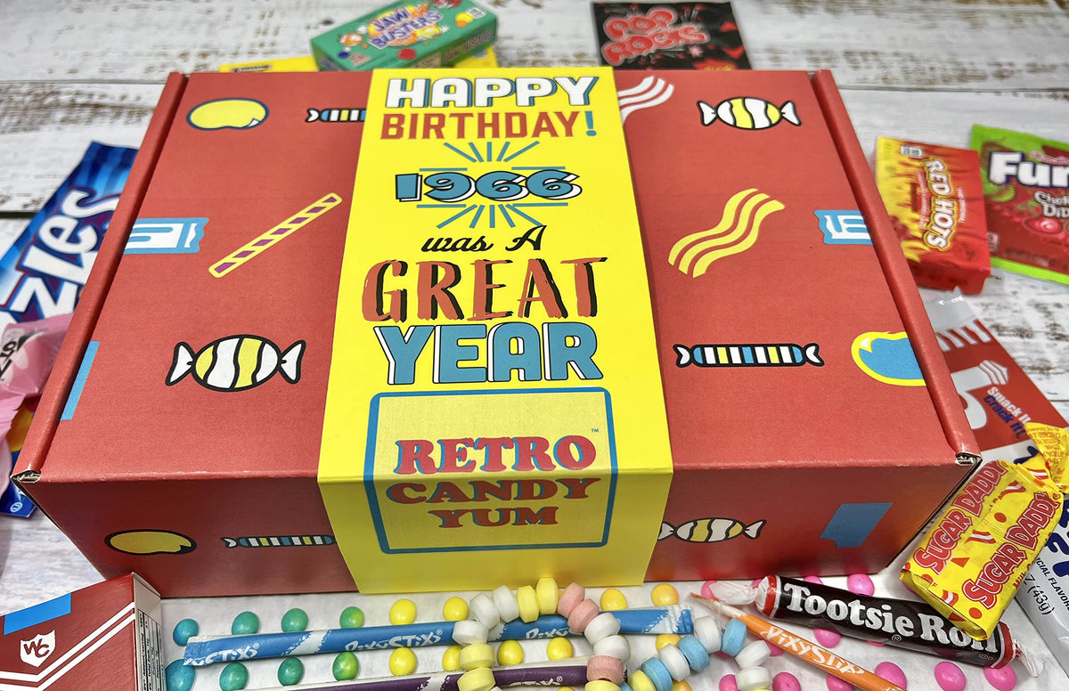 Close-up of nostalgic candies from the era evoking fond memories