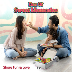 Retro Candy Yum sour candies in hand, ready for a playful tasting moment.