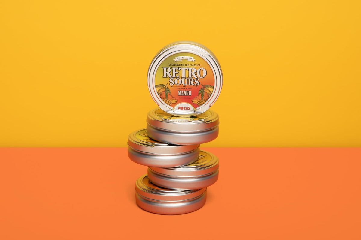 Retro Sours nostalgia unboxing highlighting iconic packaging and fun.