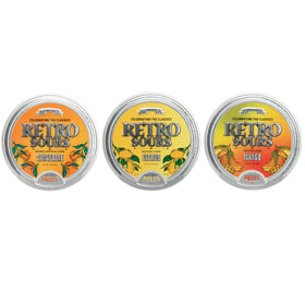 Retro Sours Tangerine Tangy Bite: bold flavor for on-the-go snacking and nostalgia.