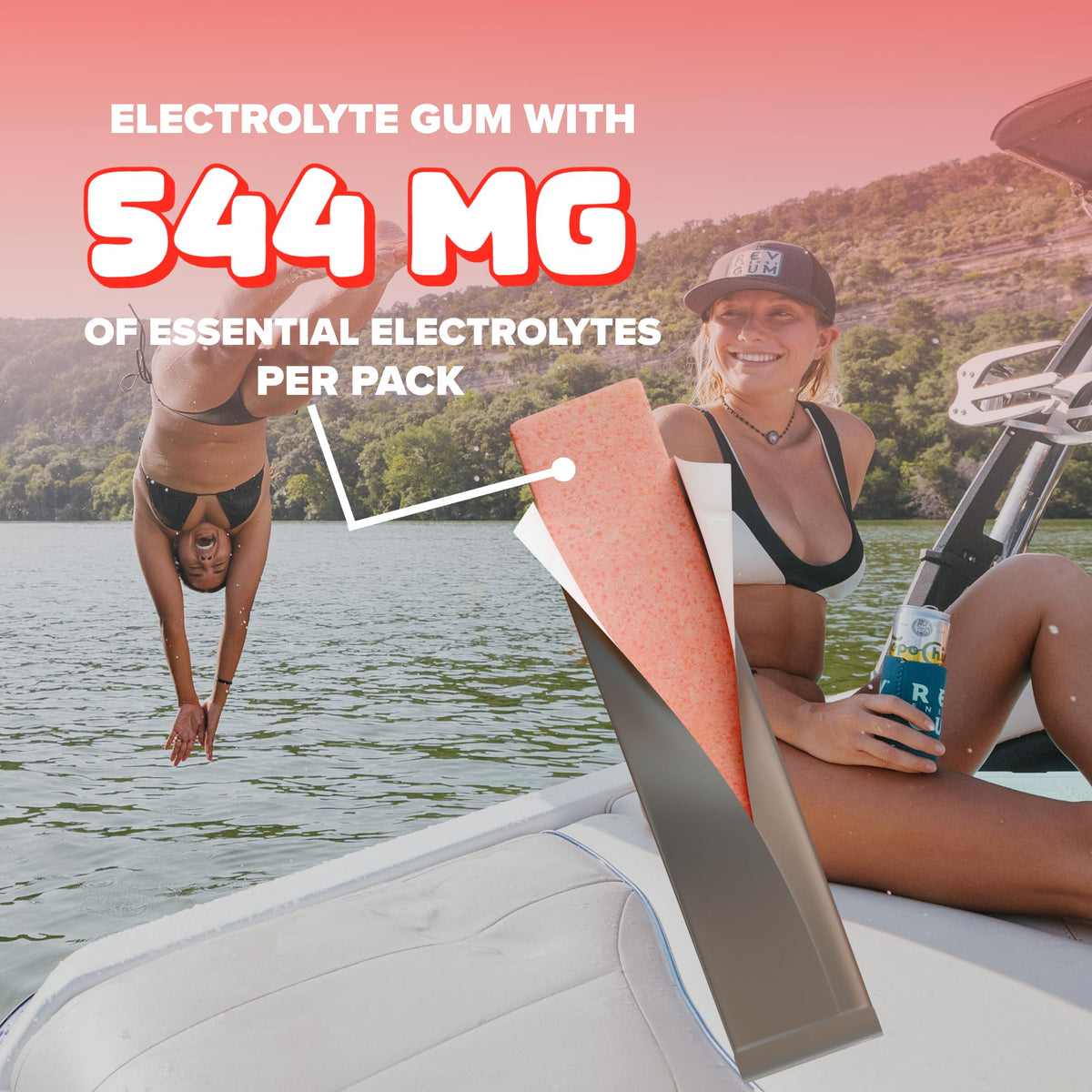 REV Electrolyte Gum Watermelon Lime packaging reveals convenient sticks