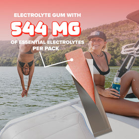 REV Electrolyte Gum Watermelon Lime packaging reveals convenient sticks
