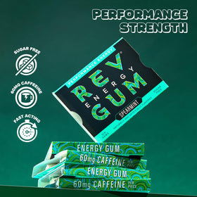 Rev Gum on-the-go pouch ideal for travel and busy days.