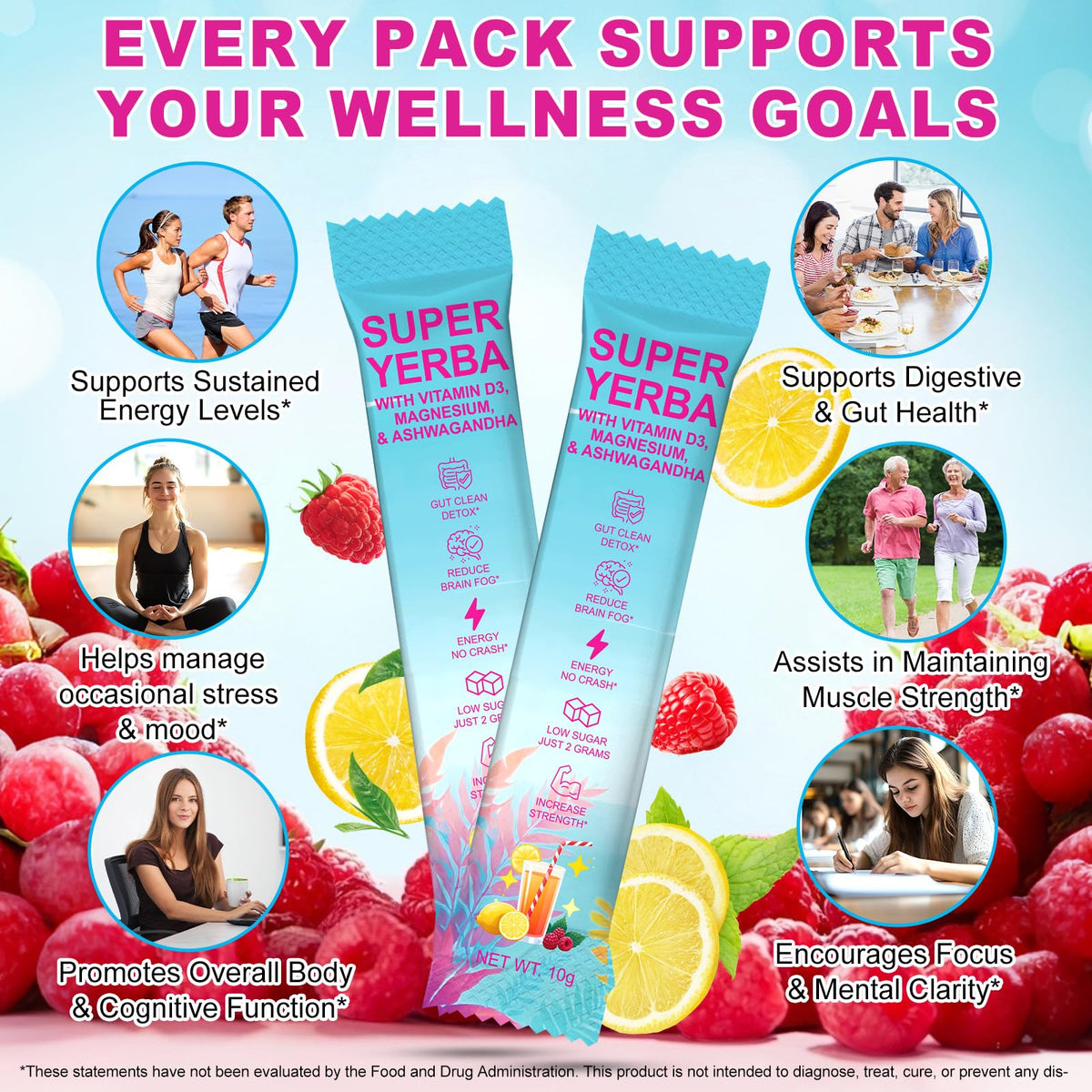 REVIGLAM natural caffeine and L-Theanine for smooth energy