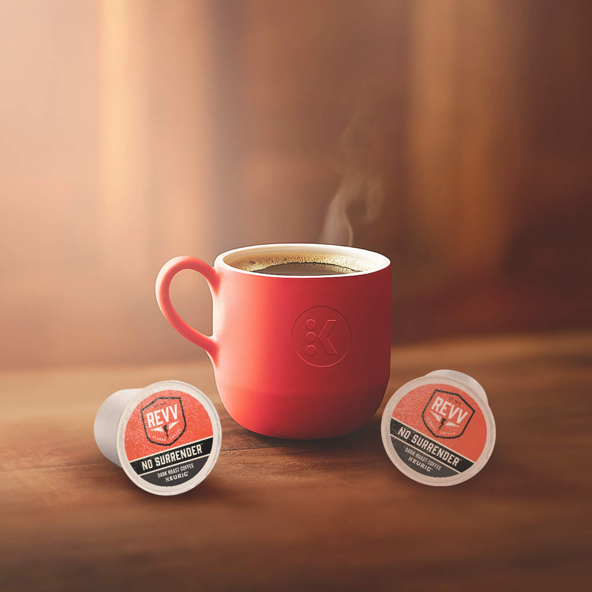 REVV No Surrender enhances a quick morning coffee ritual