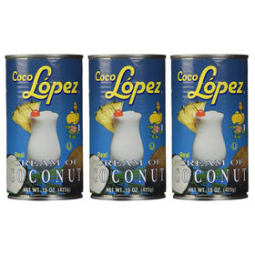 Rex Cream of Coconut can front showcases authentic Caribbean flavor for tropical drinks.
