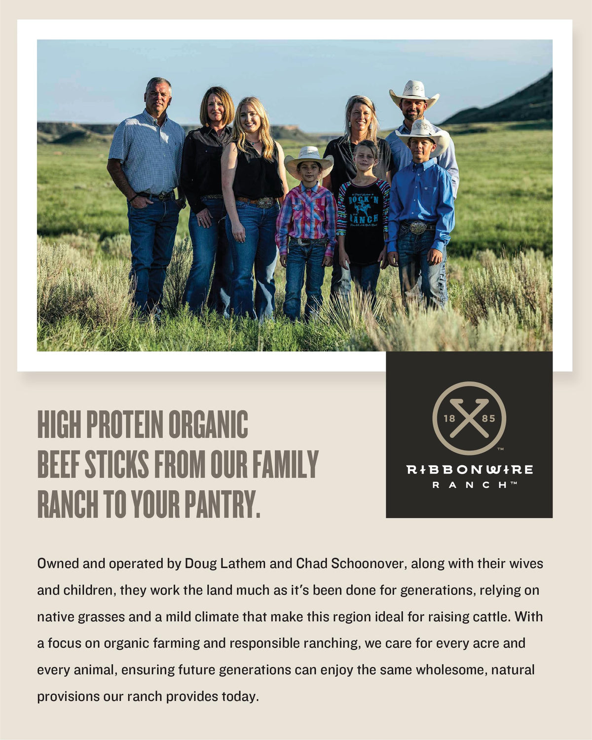 Ribbonwire Ranch clean label snack highlighting gluten-free ingredients