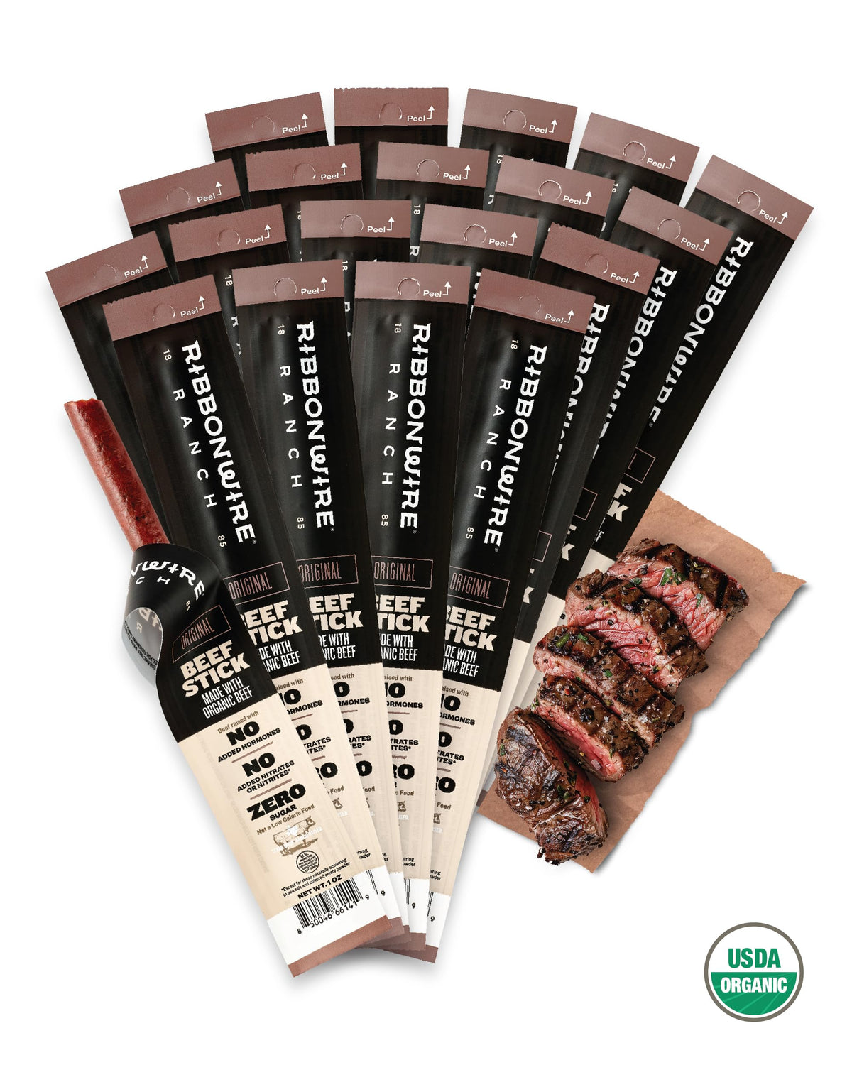 Ribbonwire Ranch on-the-go snack in travel-ready packaging