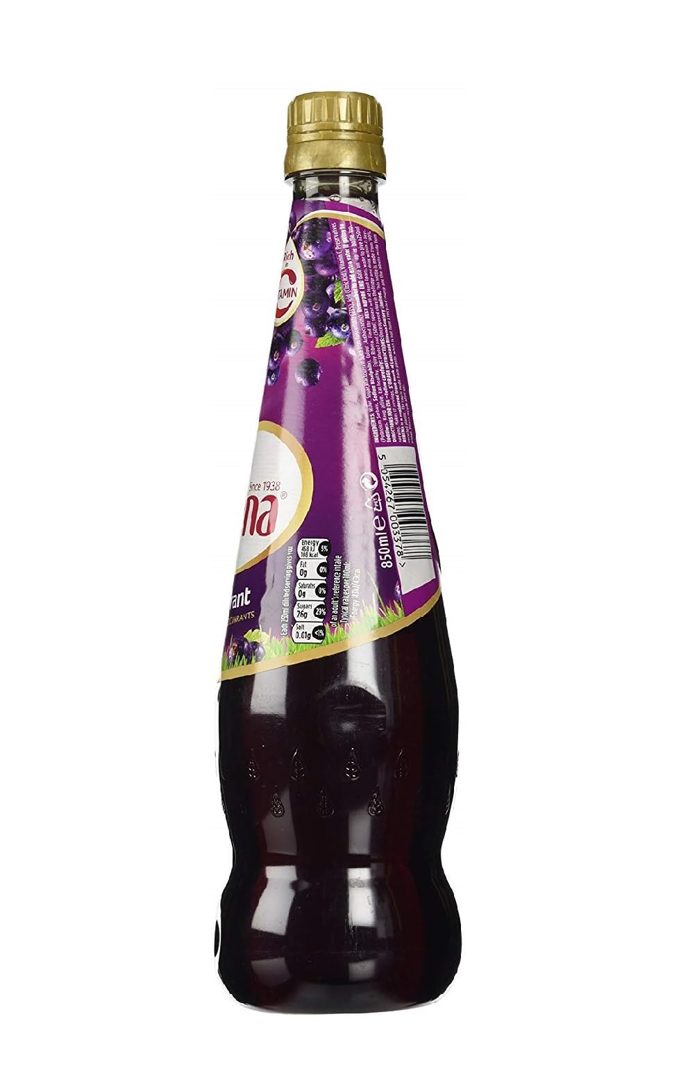 Ribena Original Blackcurrant pour—smooth and inviting for quick refreshment.