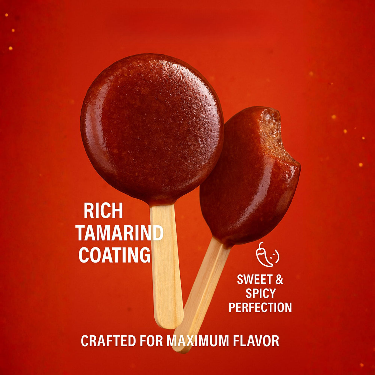 Ricaleta tamarind lollipop gift box—perfect party favor with bold tamarind flavor.