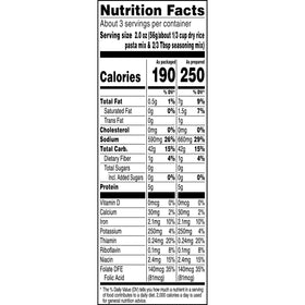 Rice-A-Roni box highlights 7g protein per serving for a satisfying side.
