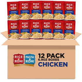 Rice-A-Roni Chicken lower-sodium box ready for lighter dinners.
