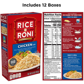Rice-A-Roni Chicken vermicelli-rice mix provides a quick, flavorful side for family meals.