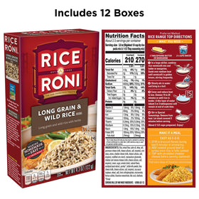 Rice-A-Roni on the stove simmering, ready in about 25 minutes