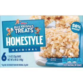 Rice Krispies Treats Homestyle bars car ride snack for quick energy