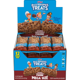 Rice Krispies Treats Mega Bar packaging showing 12 bars, ideal for sharing