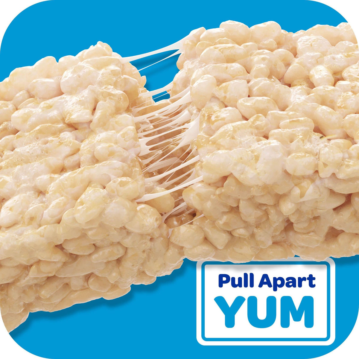 Rice Krispies Treats Mega Bar toasted cereal texture promises crisp bites.